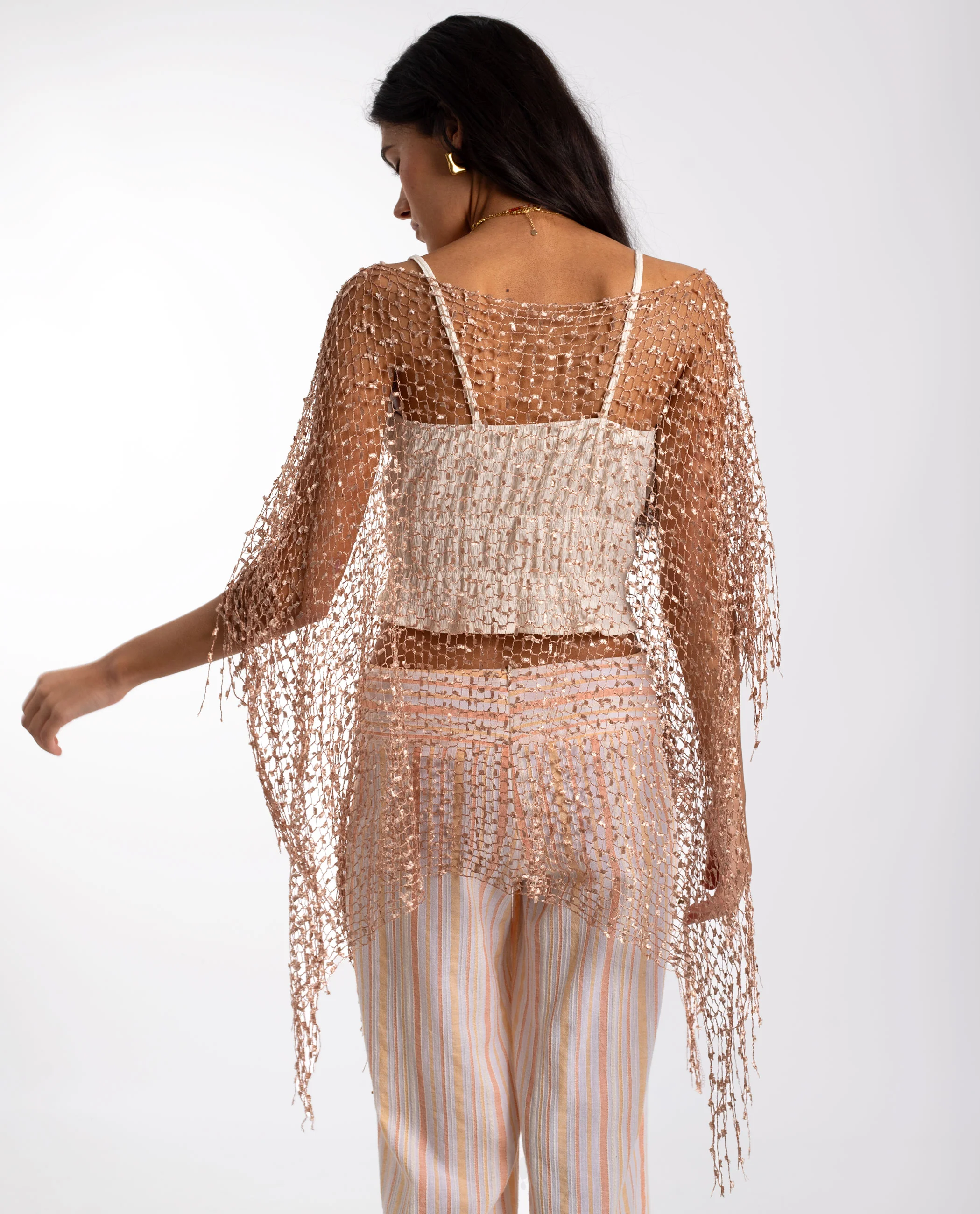 CAPA CROCHET BELLA · COBRE - Image 4