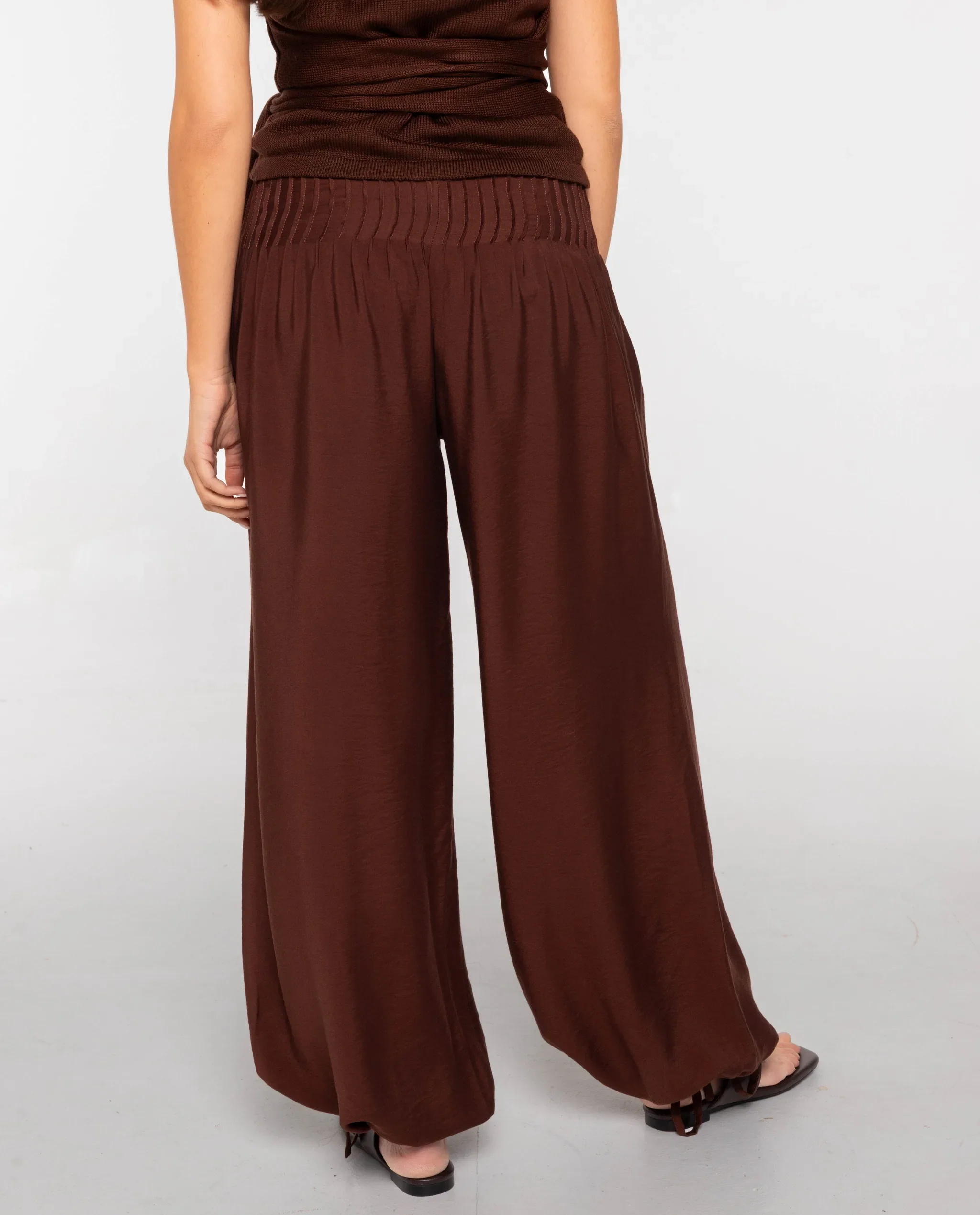 PANTALÓN SIDE BY SIDE · MARRÓN - Image 8