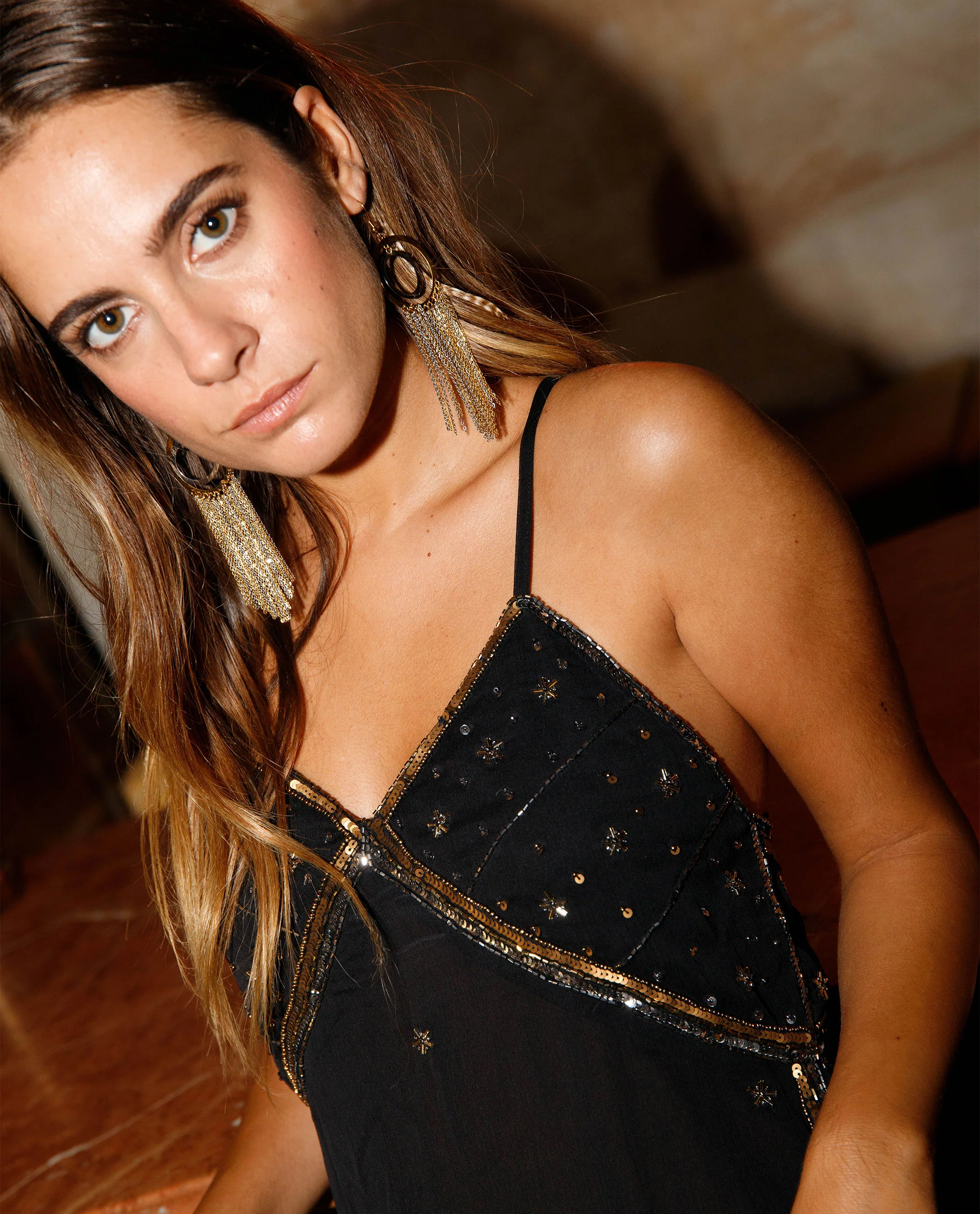 PENDIENTES GIRL CODE · GOLD - Image 4