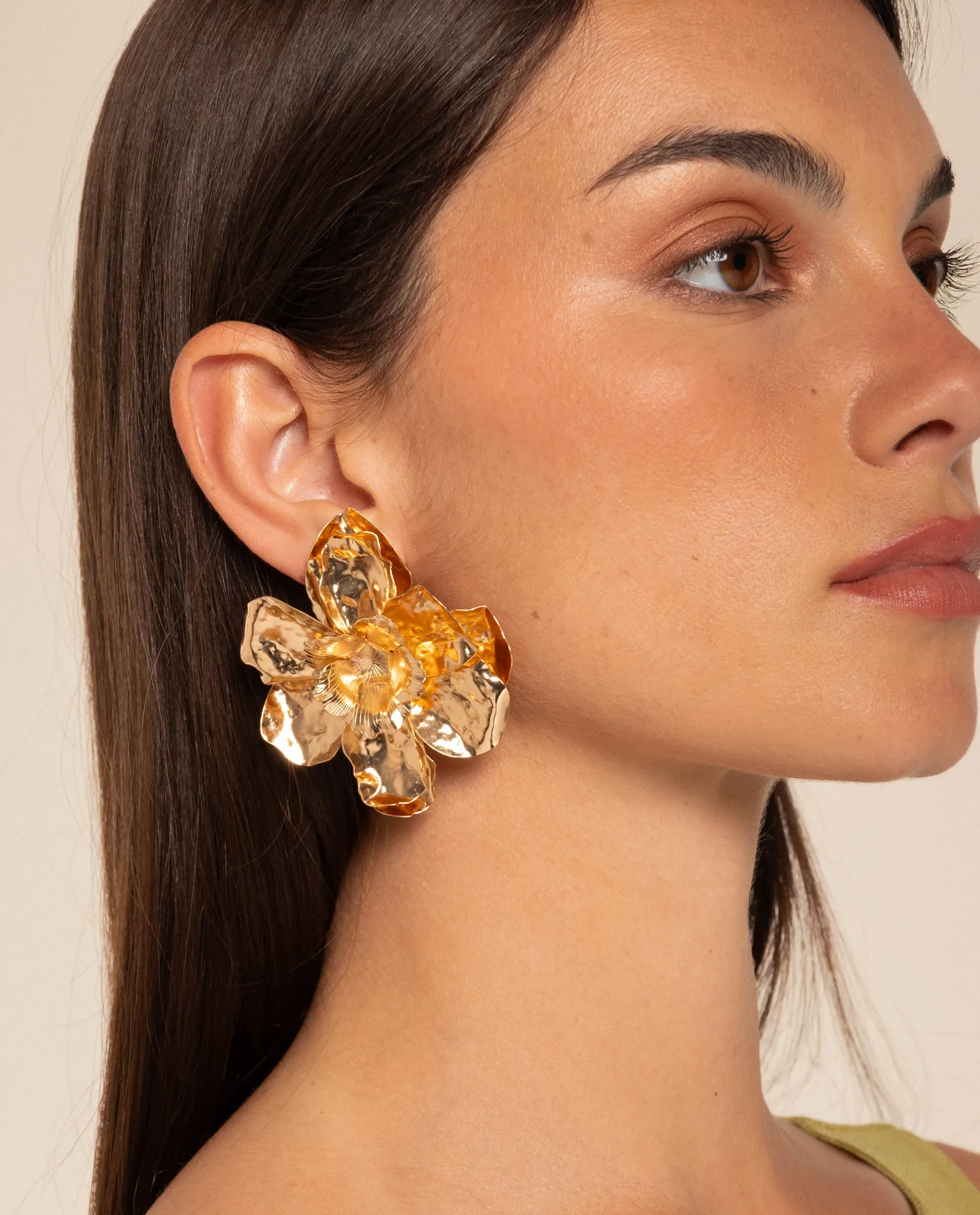 PENDIENTES SYROS · DORADO - Image 2