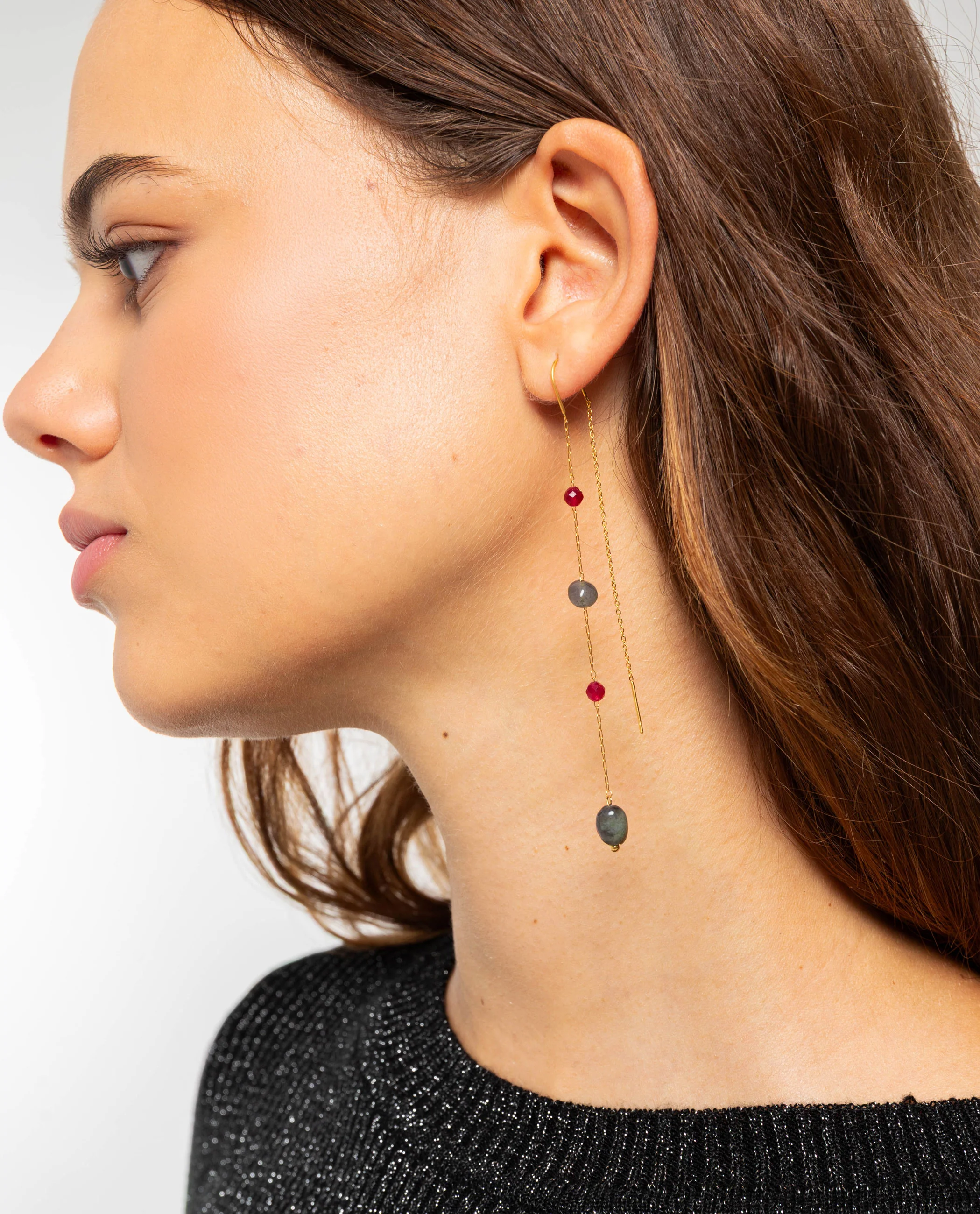 PENDIENTES TINY STORY · DORADO - Image 2