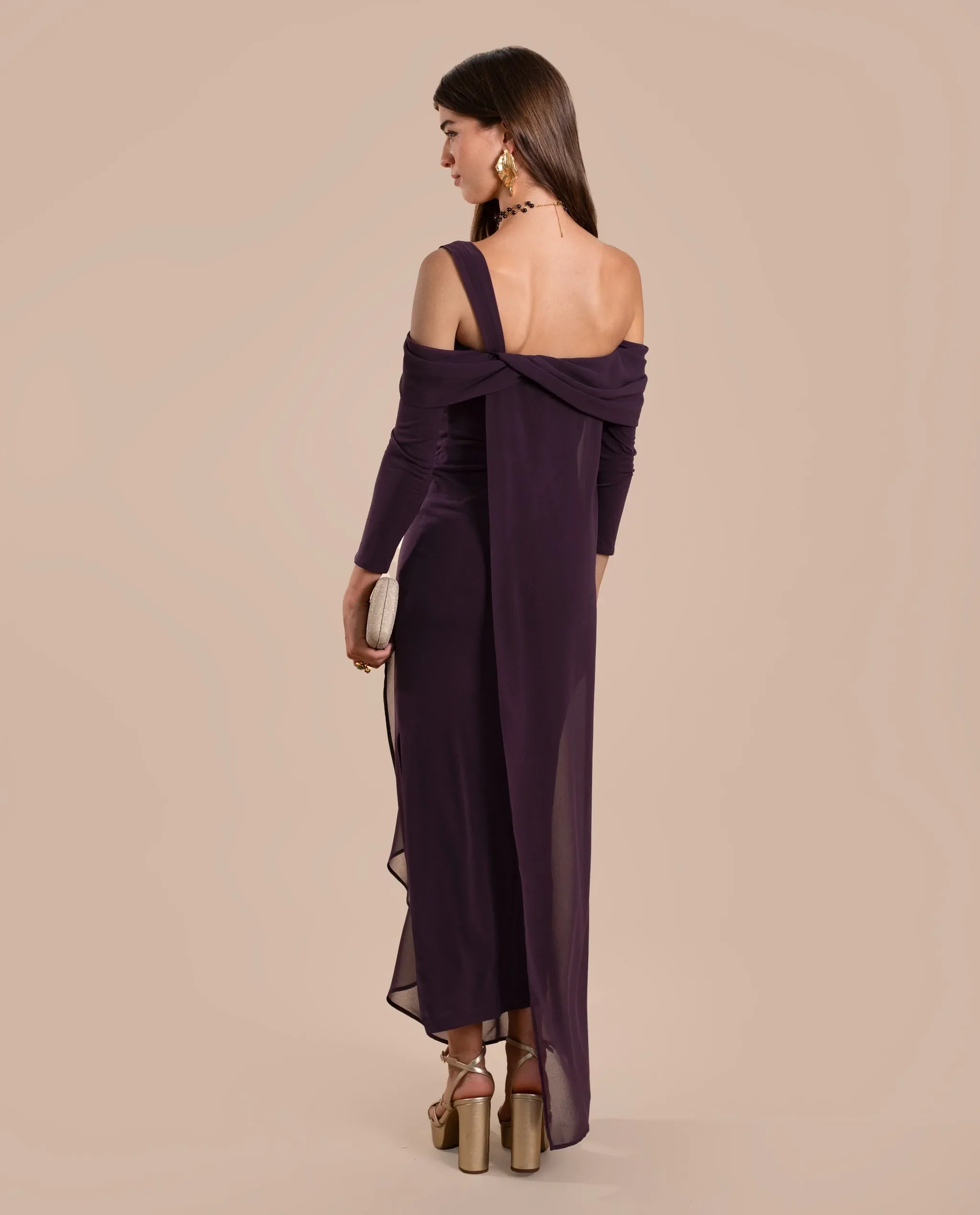 VESTIDO AMÉLIE · CIRUELA - Image 5