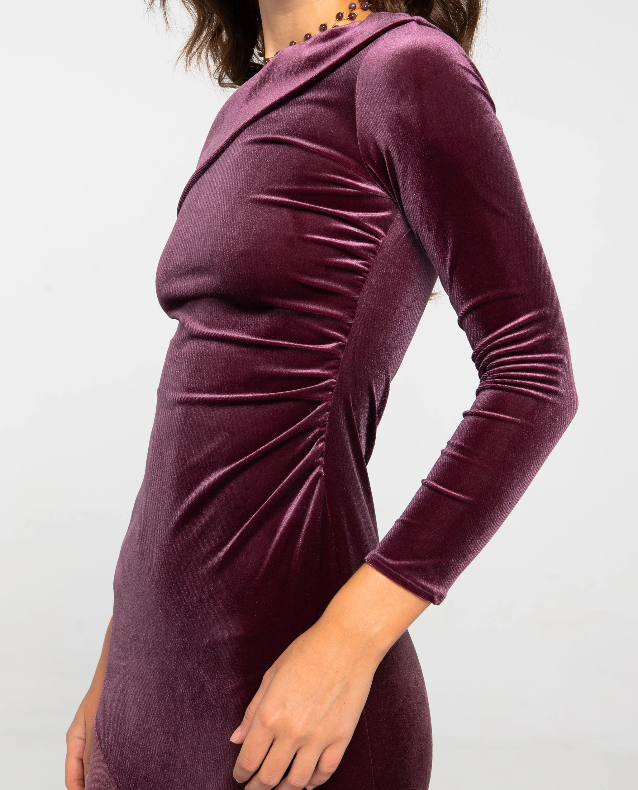 VESTIDO AURORA · CIRUELA - Image 11