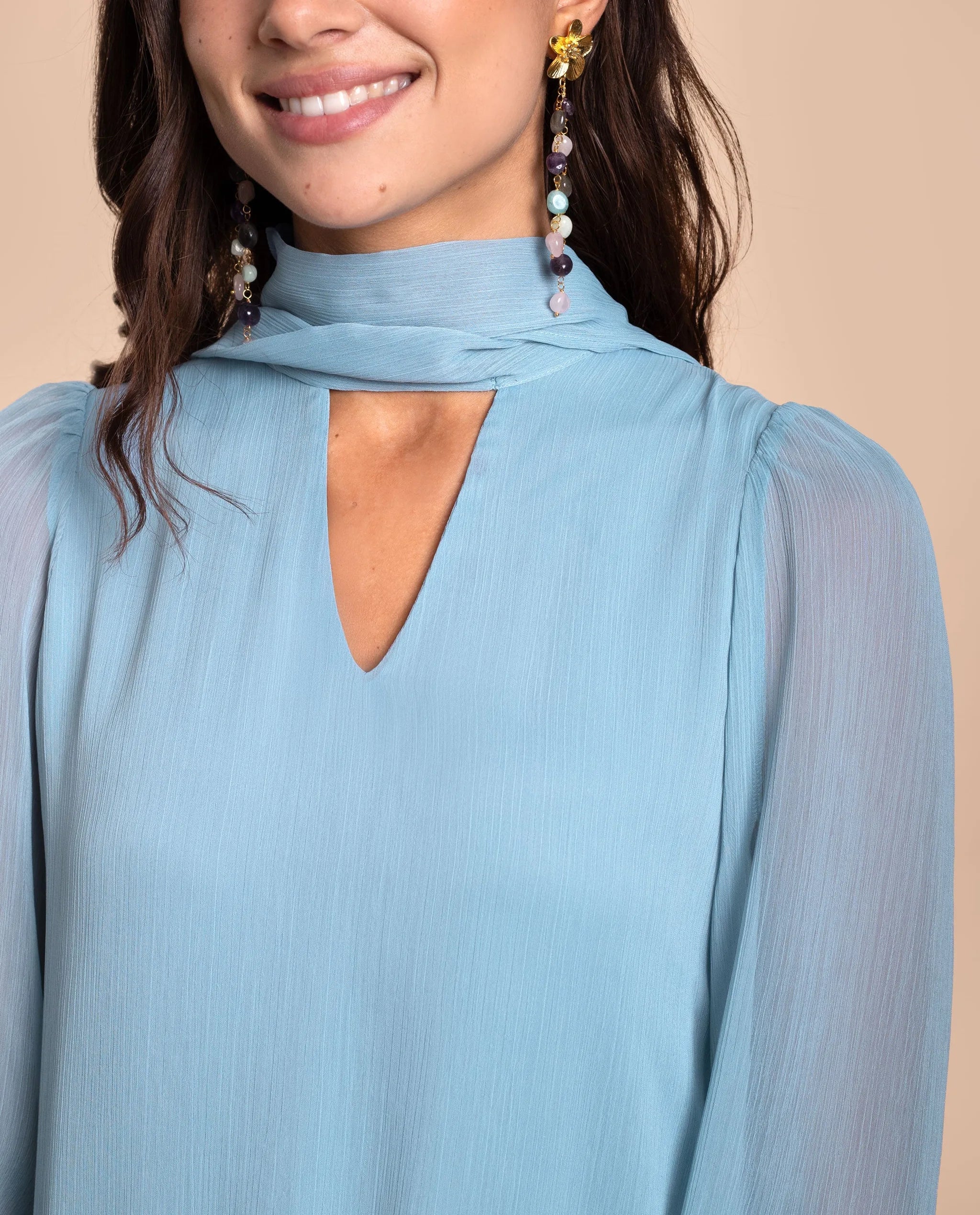 VESTIDO CAYETANA · AZUL - Image 10