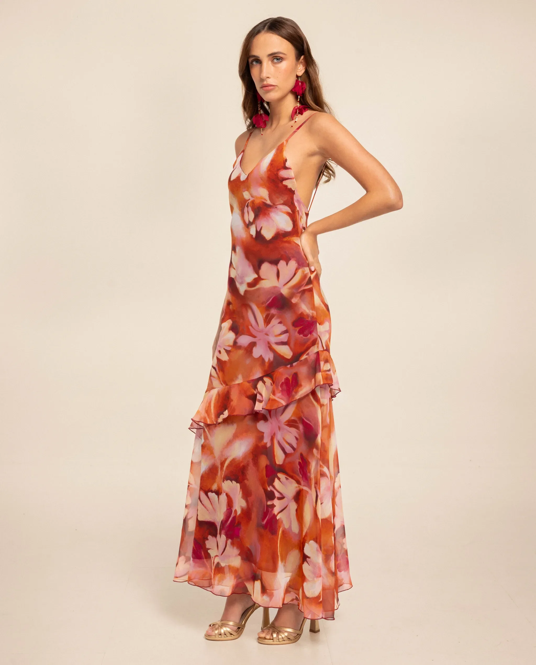 VESTIDO CAMILA · CEREZA - Image 4