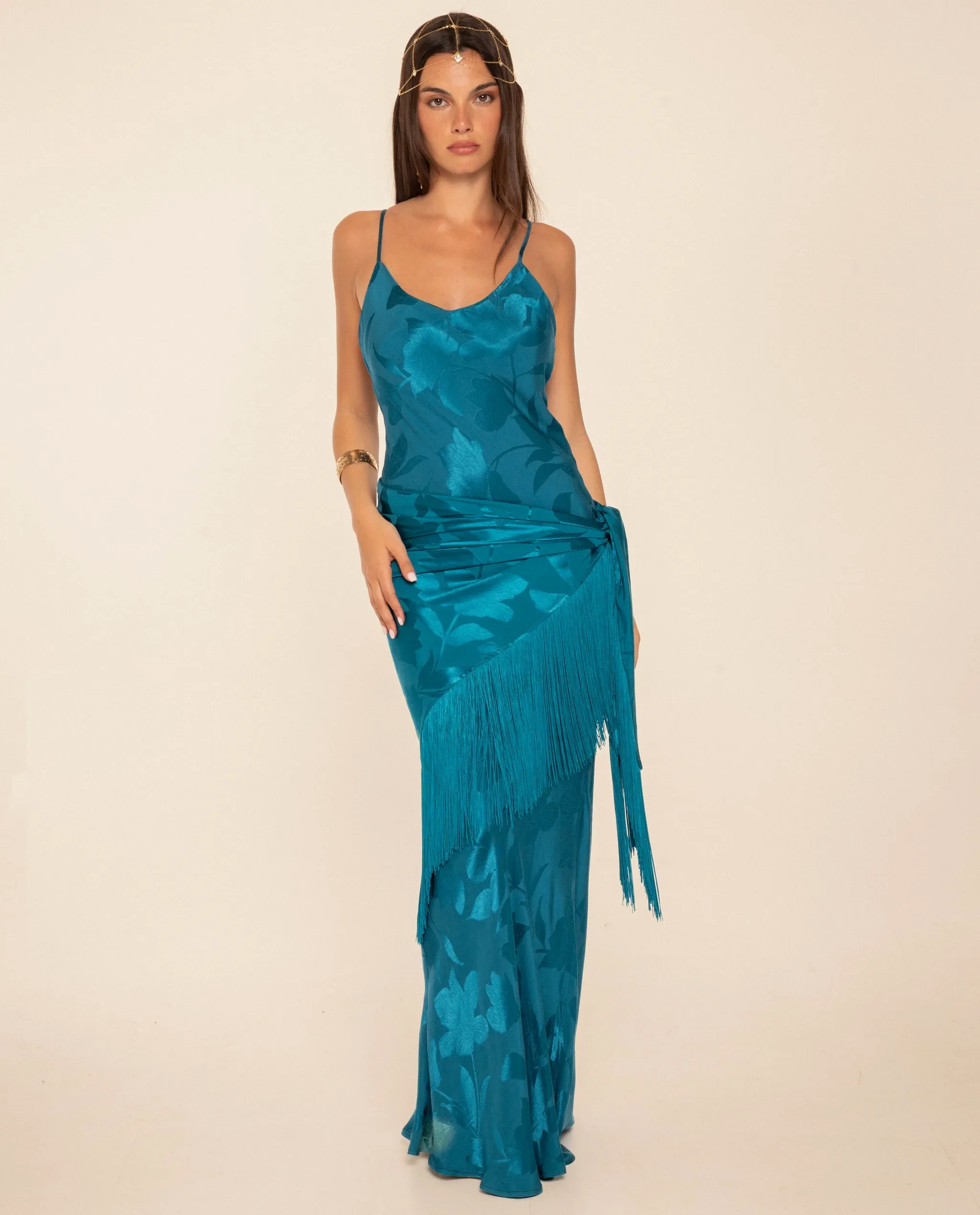VESTIDO CAROLINA · TURQUESA - Image 6