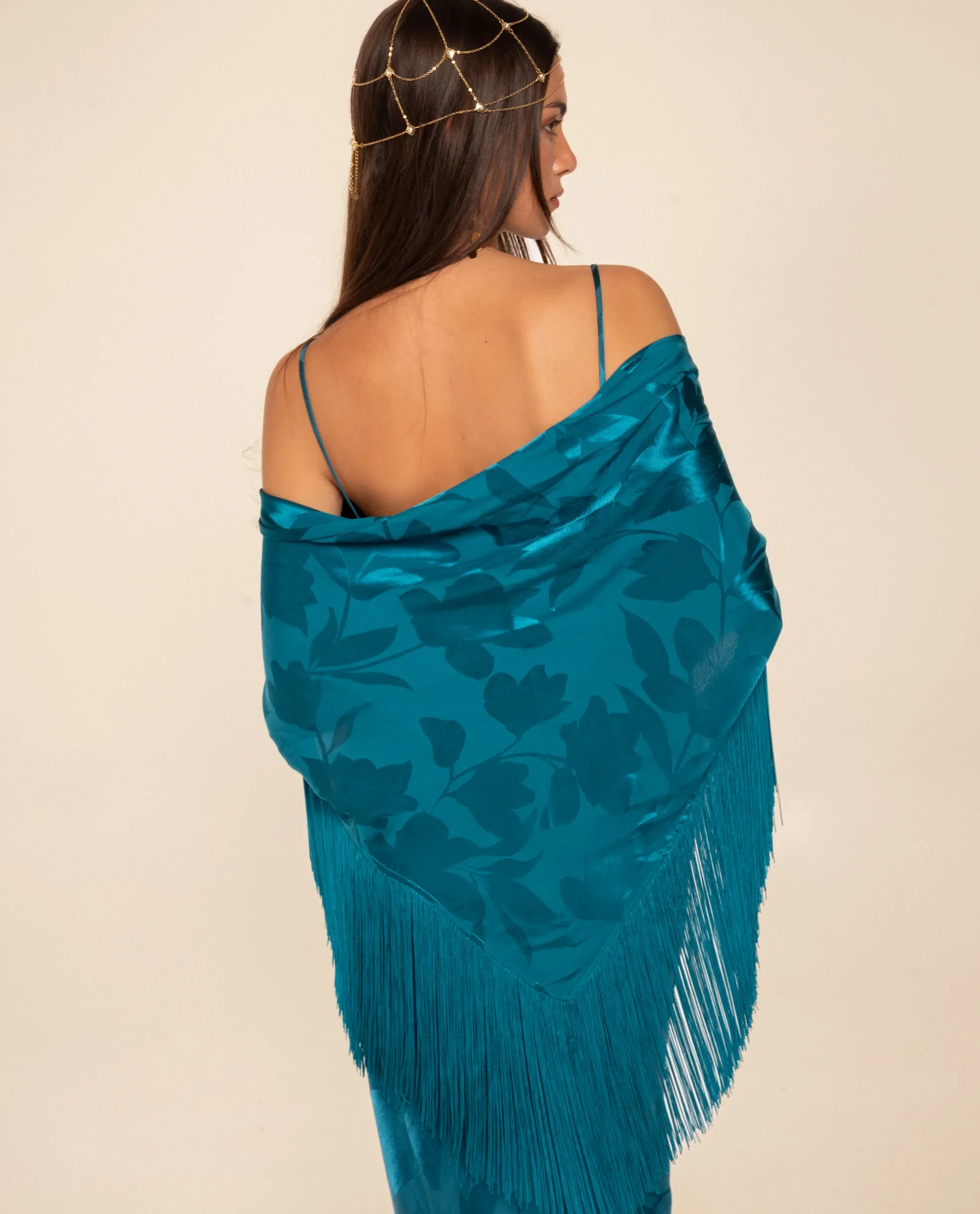 VESTIDO CAROLINA · TURQUESA - Image 8