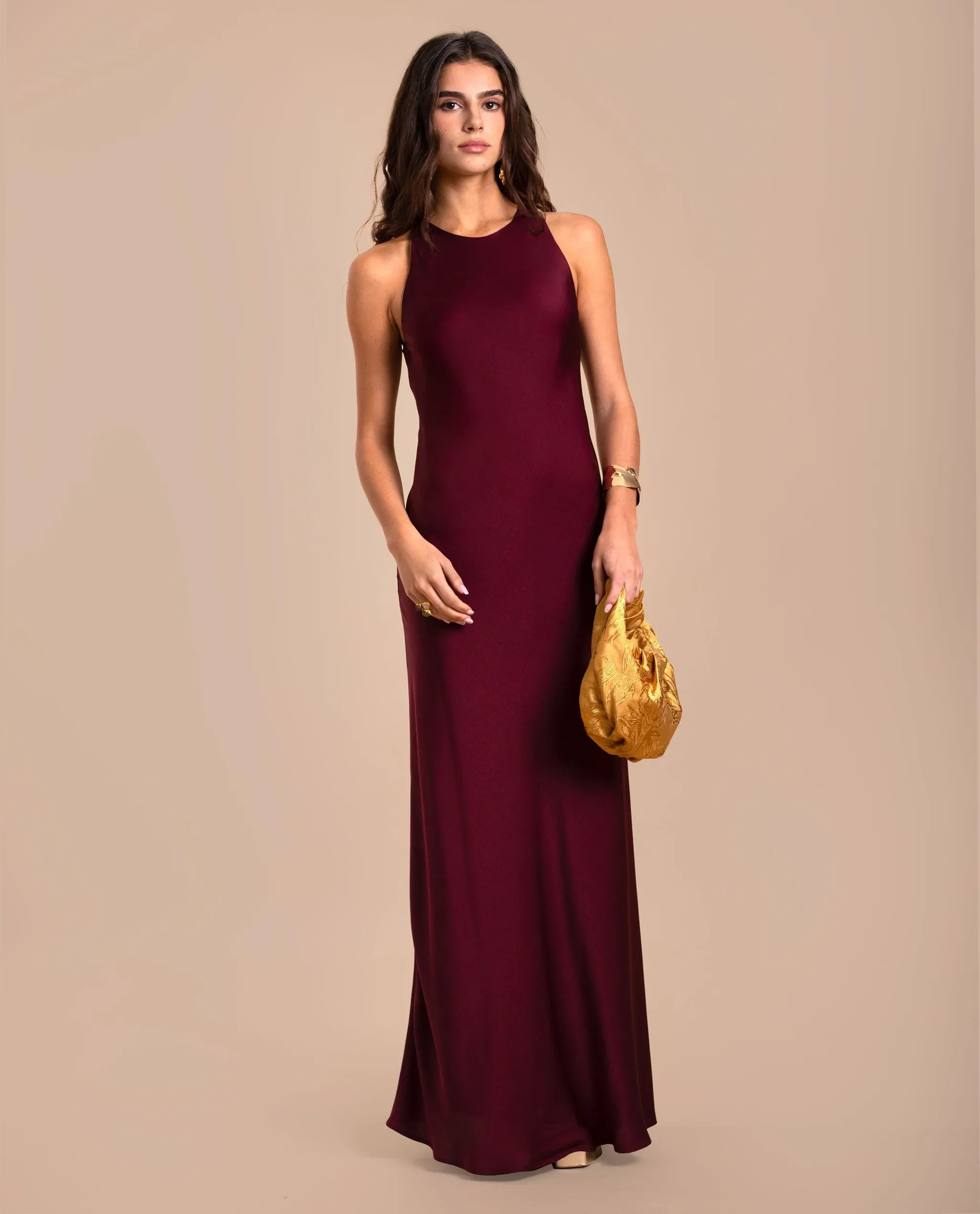 VESTIDO FEDERICA · BURDEOS - Image 4