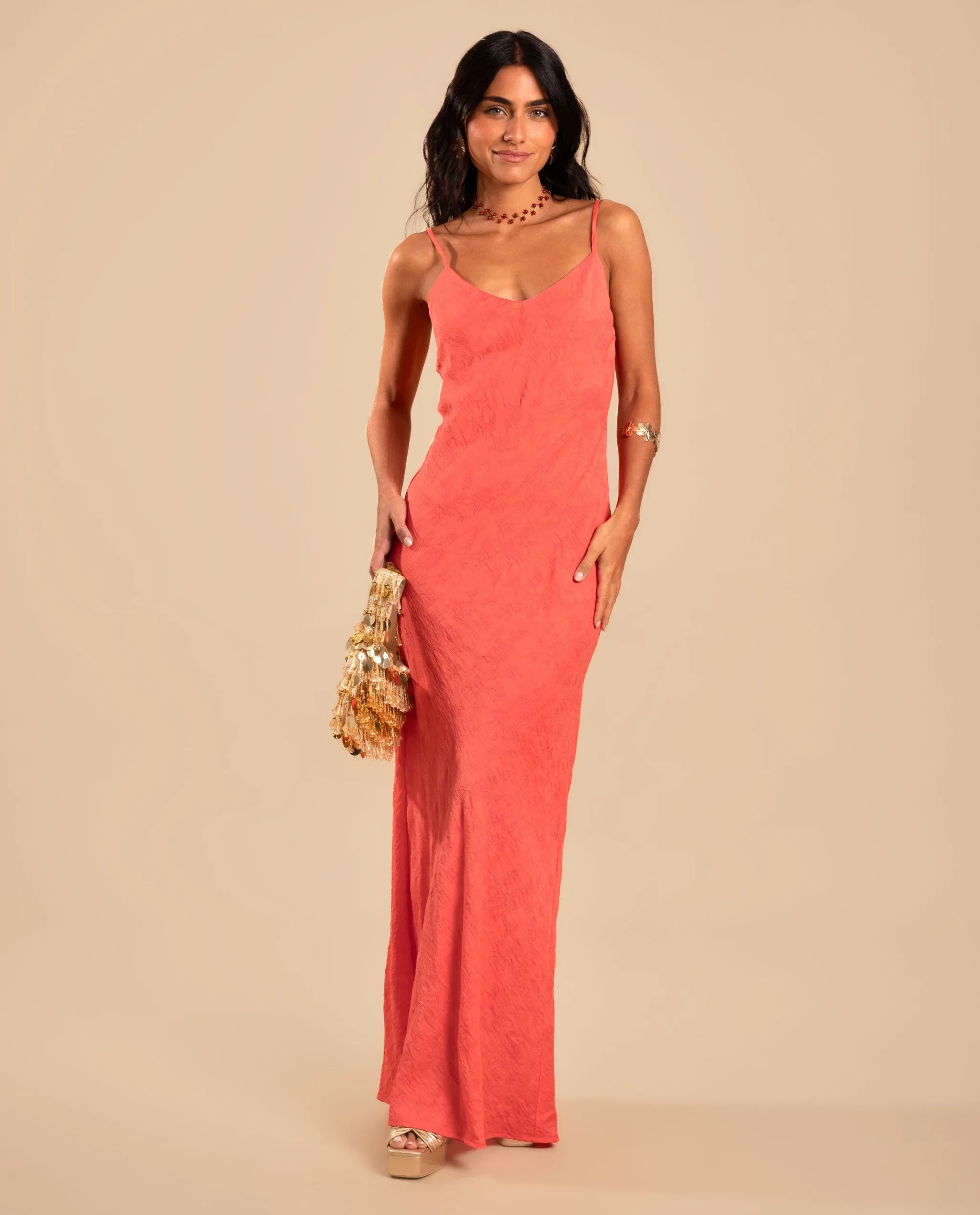 VESTIDO JAÉN · CORAL - Image 13