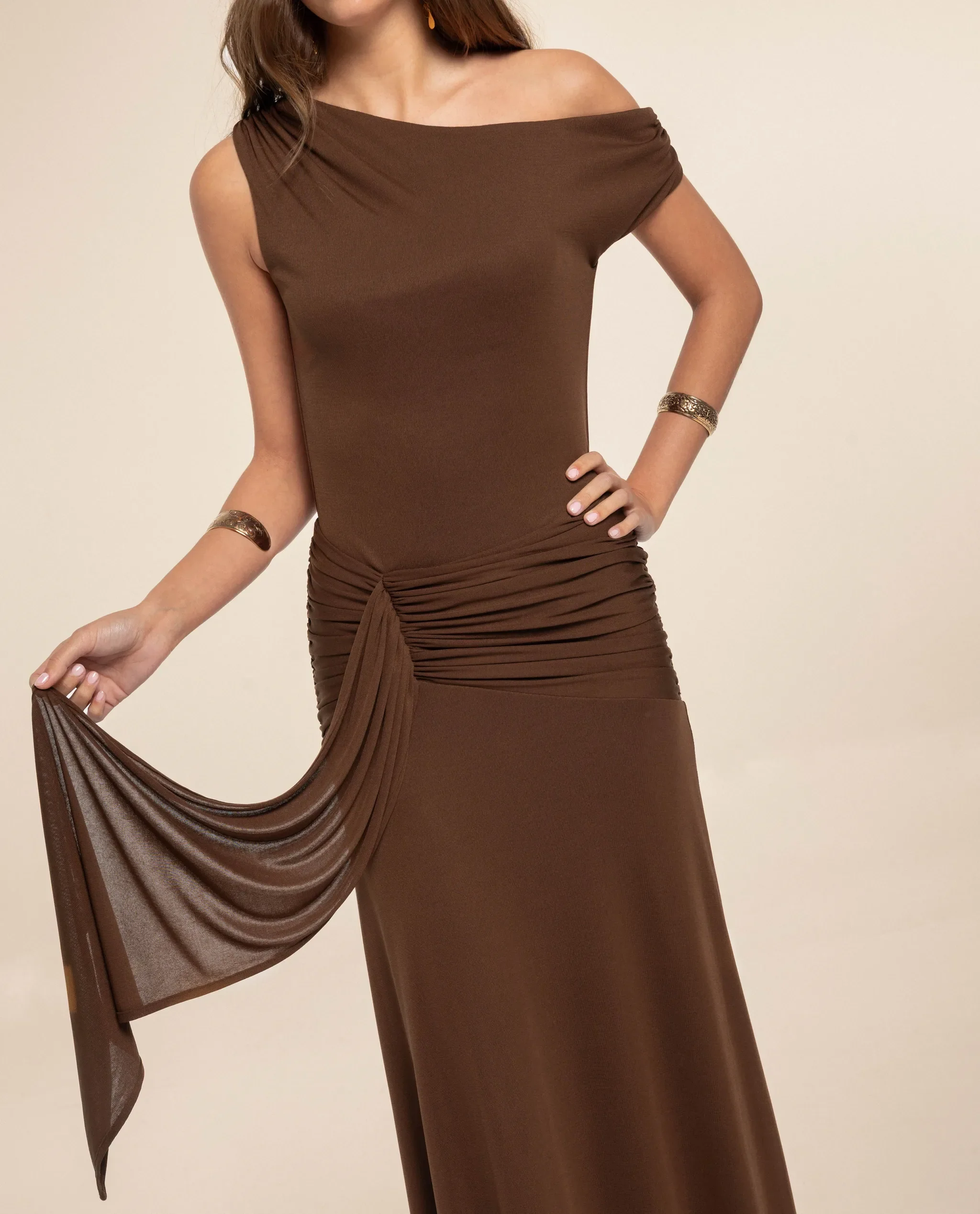 VESTIDO LUCY · MARRÓN - Image 7