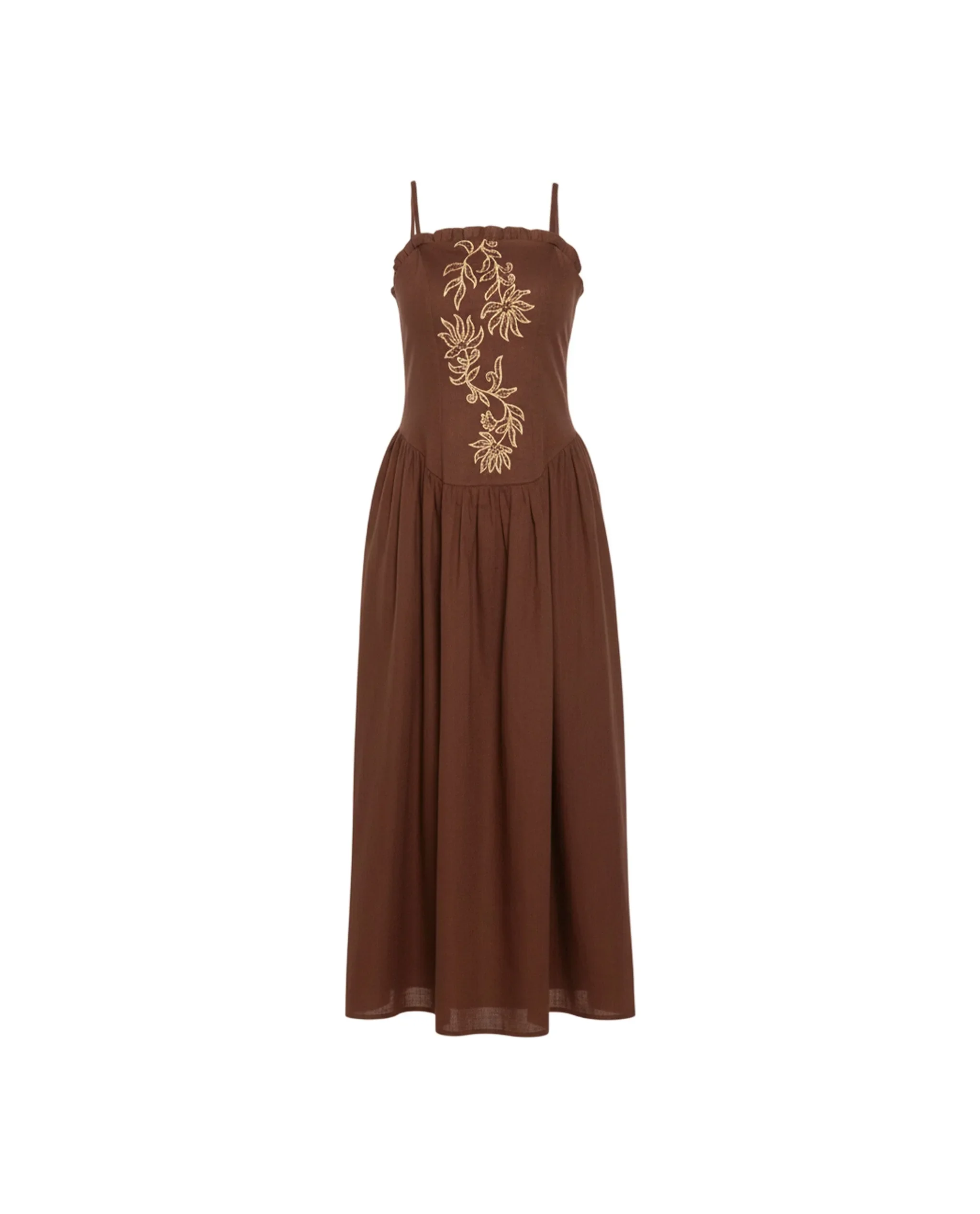 VESTIDO MAFALDA · MARRÓN - Image 13