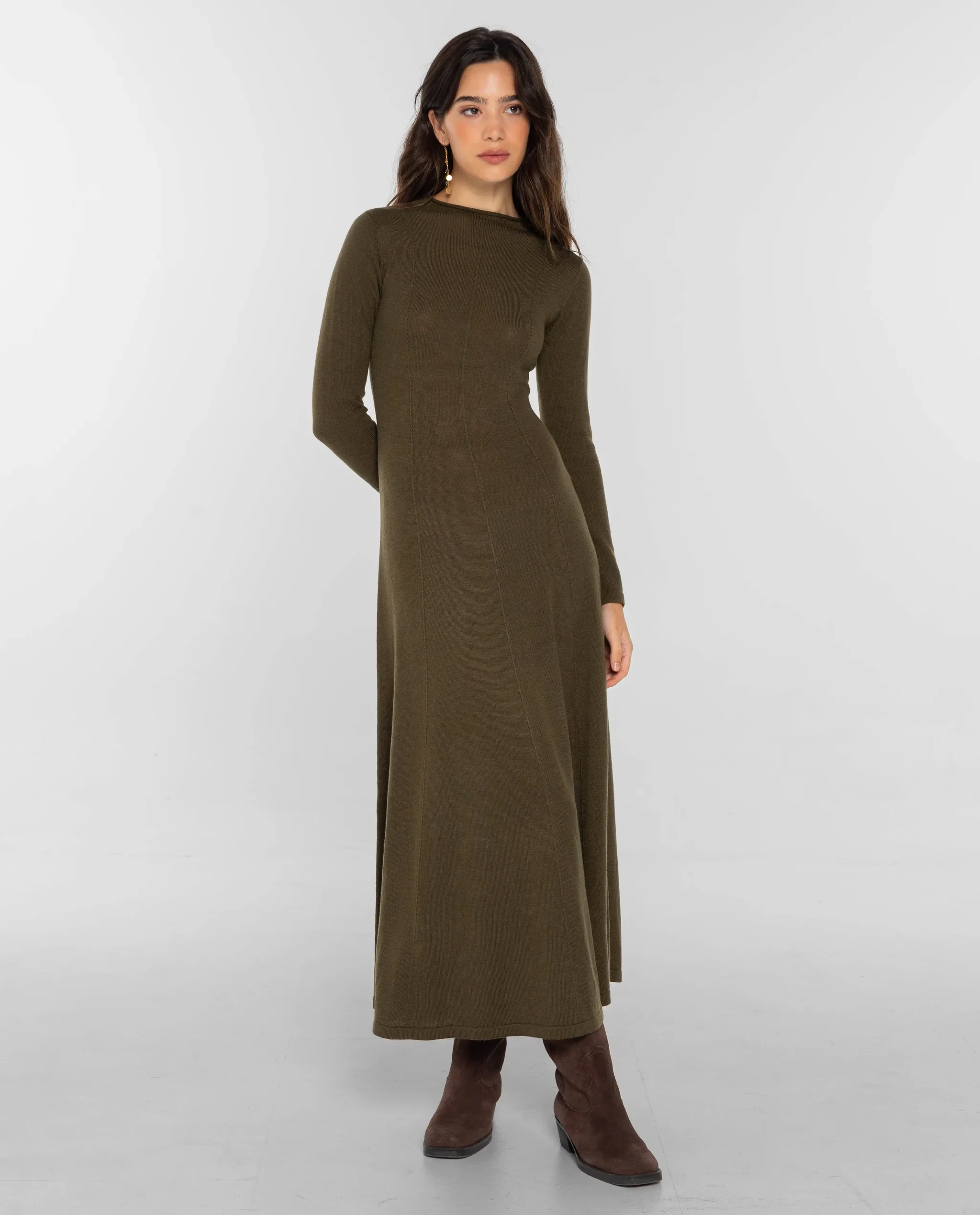 VESTIDO SKYLINE VIEW · VERDE - Image 3