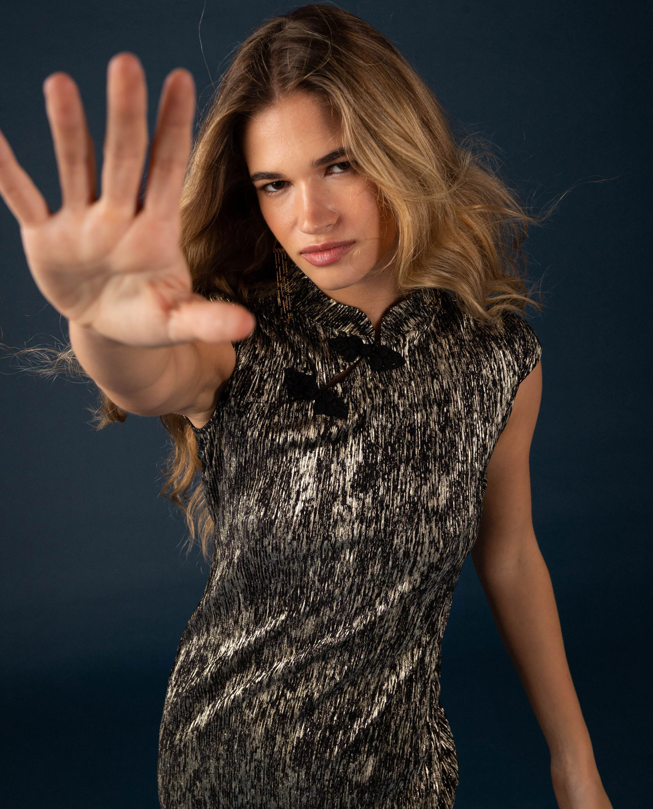 VESTIDO UNEXPECTED · NEGRO - Image 6